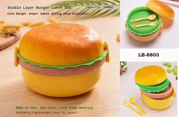 Burger Shape Lunch Box